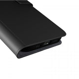 Puro iPhone 16 Suojakotelo Lompakko Jalusta Musta