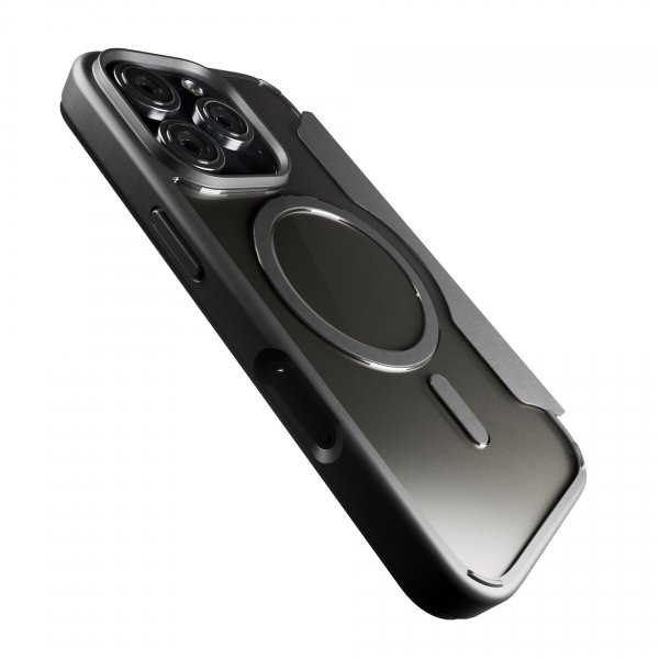 Puro iPhone 16 Pro -suojakuori Book Mag 2 Musta