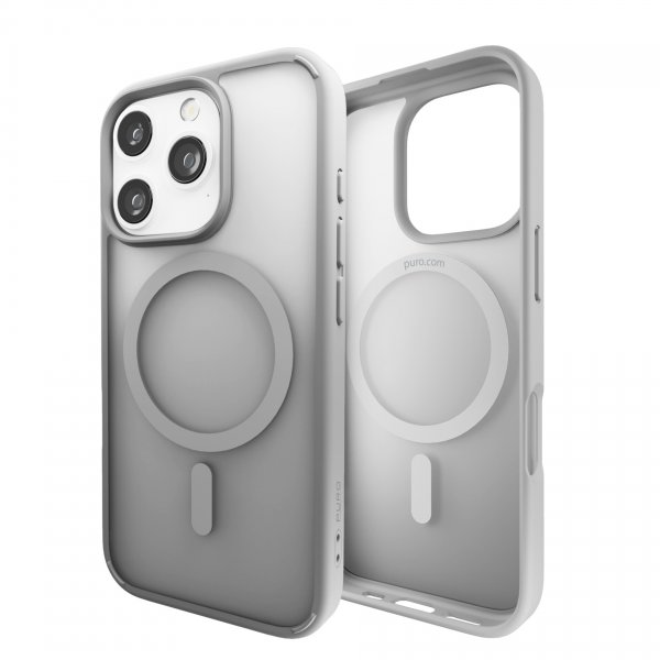 Puro iPhone 16 Pro -kuoret, Gradient Silver