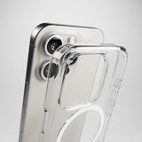 Puro iPhone 16 Pro Max -suojakuori Impact Clear D3O MagSafe Läpinäkyvä