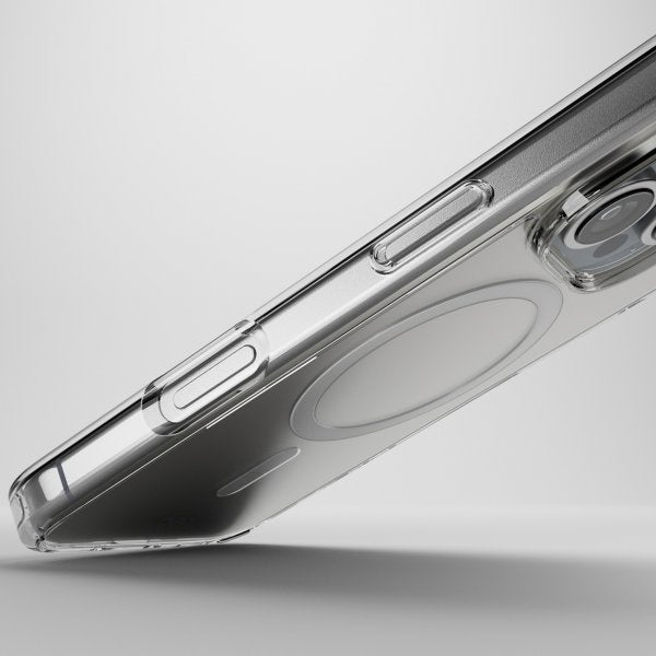 Puro iPhone 16 Pro Max -suojakuori Impact Clear D3O MagSafe Läpinäkyvä