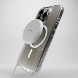 Puro iPhone 16 Pro Max -suojakuori Impact Clear D3O MagSafe Läpinäkyvä