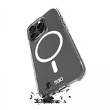 Puro iPhone 16 Pro Max -suojakuori Impact Clear D3O MagSafe Läpinäkyvä