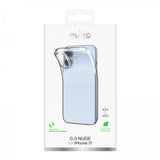 Puro iPhone 17 -kuori, läpinäkyvä (Nude Transparent)