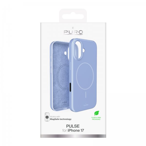 Puro iPhone 17 -kuori Pulse MagSafe Ice Blue