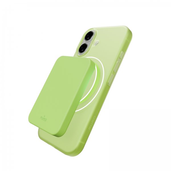 Puro iPhone 17 -kuoret Daylight MagSafe Salted Lime