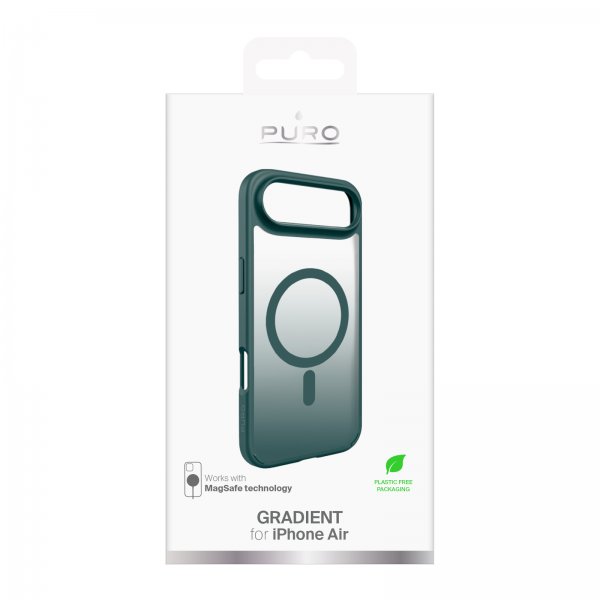 Puro iPhone Air -kuori Gradient Green