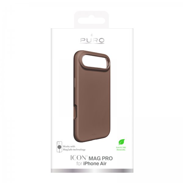 Puro iPhone Air Skal ICON Mag Pro Ruskea