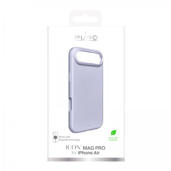 Puro iPhone Air -kuori ICON Mag Pro Lavender
