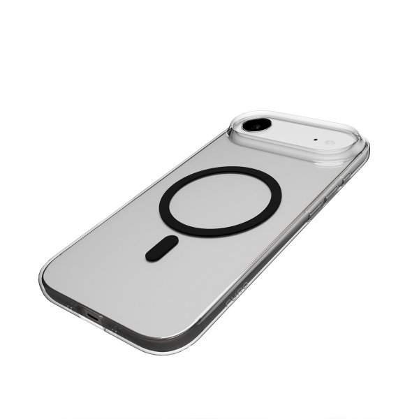 Puro iPhone Air -kuori Lite Mag läpinäkyvä musta
