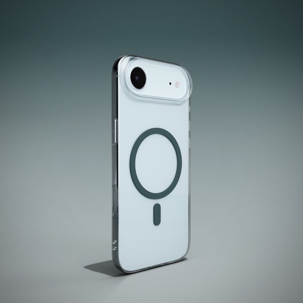 Puro iPhone Air -kuori Lite Mag läpinäkyvä vihreä