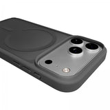 Puro iPhone 17 Pro -kuori, liukuvärinen harmaa