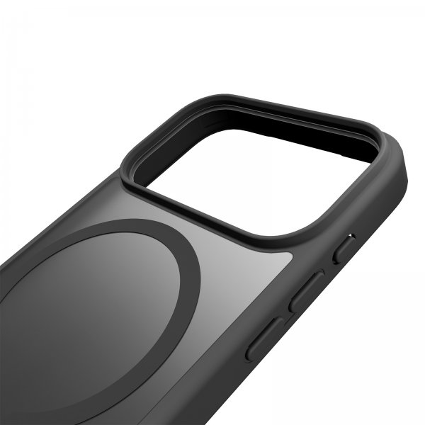 Puro iPhone 17 Pro -kuori, liukuvärinen harmaa
