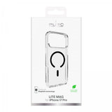 Puro iPhone 17 Pro Lite Mag Läpinäkyvä Musta Suojakuori