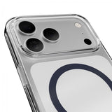 Puro iPhone 17 Pro Lite Mag läpinäkyvä kuori, sininen