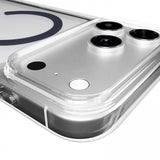 Puro iPhone 17 Pro Lite Mag läpinäkyvä kuori, sininen