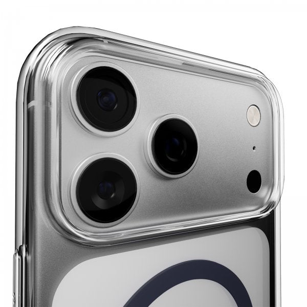 Puro iPhone 17 Pro Lite Mag läpinäkyvä kuori, sininen