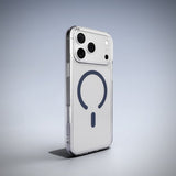 Puro iPhone 17 Pro Lite Mag läpinäkyvä kuori, sininen