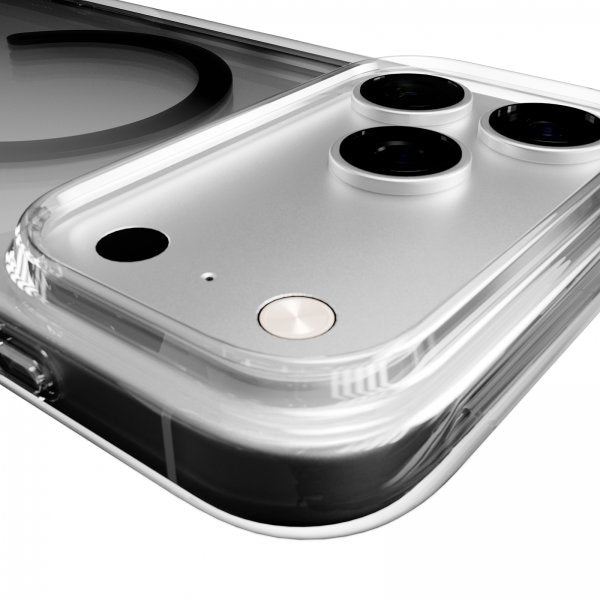 Puro iPhone 17 Pro Lite Mag Läpinäkyvä Musta Suojakuori