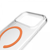 Puro iPhone 17 Pro Lite Mag läpinäkyvä oranssi kuori