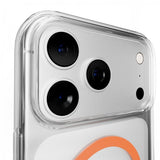 Puro iPhone 17 Pro Lite Mag läpinäkyvä oranssi kuori