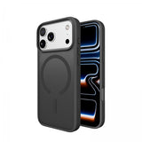 Puro iPhone 17 Pro Max -kuori, liukuvärjätty harmaa