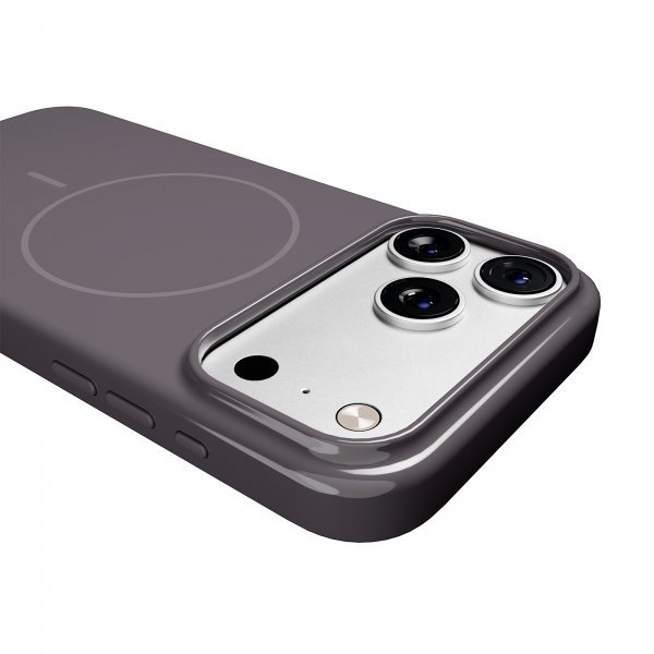 Puro iPhone 17 Pro Max Kuori Pulse MagSafe Tummanharmaa