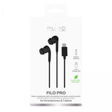 Puro Johdolliset Filo Pro USB-C -kuulokkeet, musta