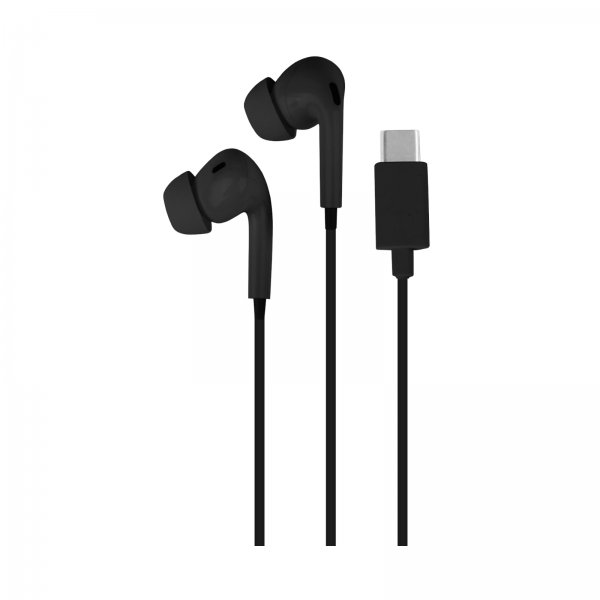 Puro Johdolliset Filo Pro USB-C -kuulokkeet, musta
