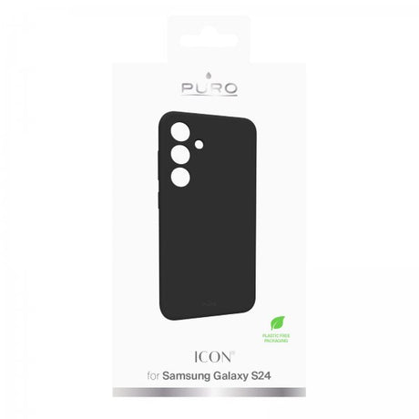 Puro Samsung Galaxy S24 Kuori Icon Musta