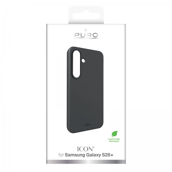Puro Samsung Galaxy S26 Plus Icon musta suojakuori