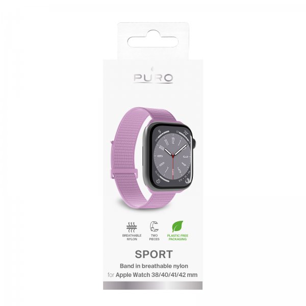 Puro Apple Watch 38/40/41/42mm ranneke Sport Strap Coraltastic