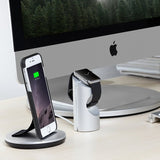 Just Mobile iPhone 6/6S Plus kuori Quattro Back harmaa