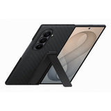 Samsung Original Samsung Galaxy Z Fold 8 Ultra Kuori Carbon Standing Case Musta