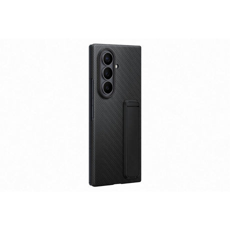 Samsung Original Samsung Galaxy Z Fold 8 Ultra Kuori Carbon Standing Case Musta