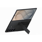 Samsung Original Samsung Galaxy Z Fold 8 Ultra Kuori Carbon Standing Case Musta