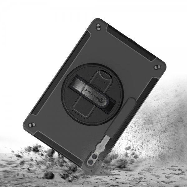 Armor-X Samsung Galaxy Tab S9 Ultra Kuori Vedenkestävä Iskunkestävä Kotelo Käsihihna Jalusta
