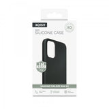 Xqisit Samsung Galaxy A54 5G kuori Silicone Case musta