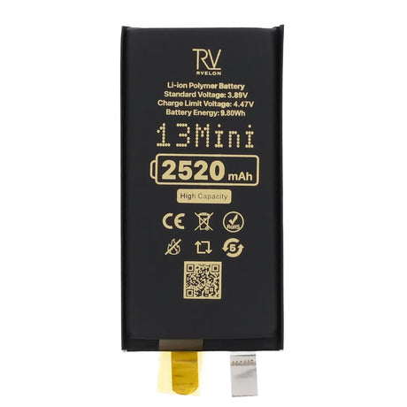 Rvelon Akku iPhone 13 minille 2520mAh ilman joustokaapelia
