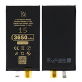 Rvelon Akku iPhone 15 -puhelimeen 3650mAh ilman lattakaapelia