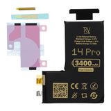 Rvelon Akku iPhone 14 Pro -puhelimeen 3400mAh ilman lattakaapelia