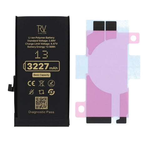 Rvelon Akku iPhone 13:lle – 3227 mAh Alkuperäinen kapasiteetti