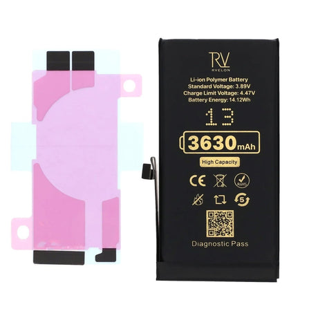 Rvelon Akku iPhone 13:lle – 3630 mAh:n suurikapasiteettinen