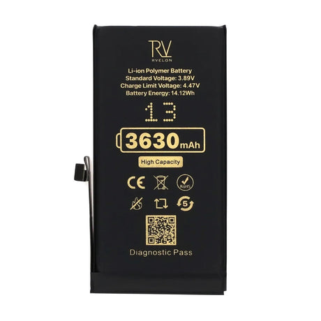 Rvelon Akku iPhone 13:lle – 3630 mAh:n suurikapasiteettinen