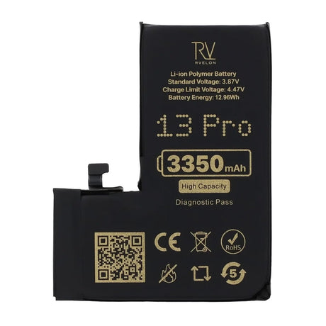 Rvelon Akku iPhone 13 Prolle – 3350 mAh:n suurikapasiteettinen