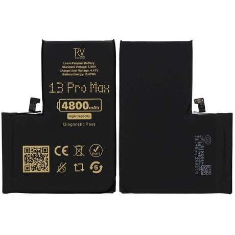 Rvelon Akku iPhone 13 Pro Maxille – 4800 mAh:n suurikapasiteettinen
