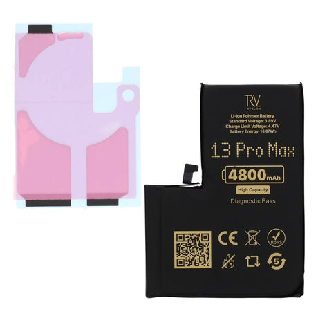Rvelon Akku iPhone 13 Pro Maxille – 4800 mAh:n suurikapasiteettinen