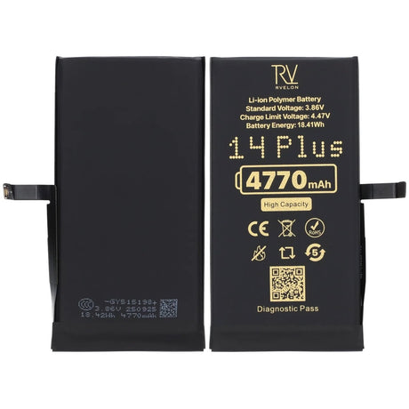 Rvelon Akku iPhone 14 Plusille – 4770 mAh:n suurikapasiteettinen
