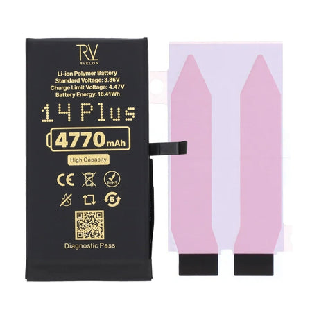 Rvelon Akku iPhone 14 Plusille – 4770 mAh:n suurikapasiteettinen