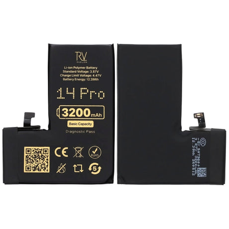 Rvelon Akku iPhone 14 Prolle – 3200 mAh:n alkuperäinen kapasiteetti